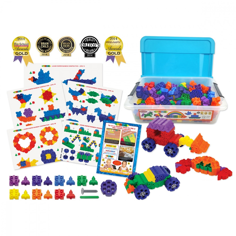 Фото Конструктор Morphun Junior Starter Rainbow 185 Set ПРОектирование Радуга (185 деталей)