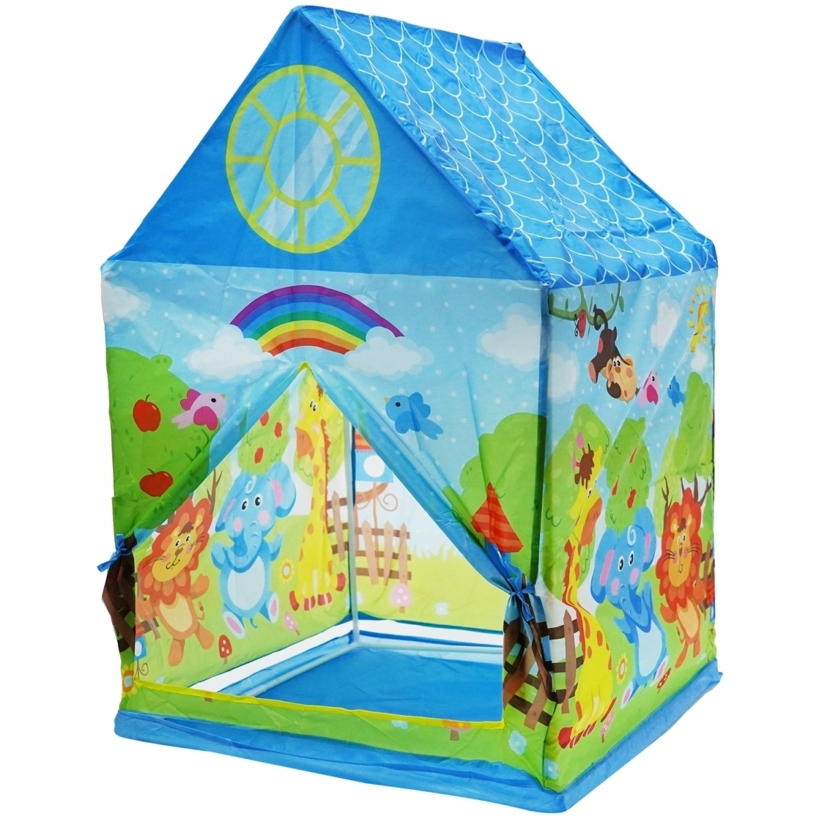 Фото Игровой каркасный домик Bondibon Веселые игры - Зверята (70х72х100 см)
