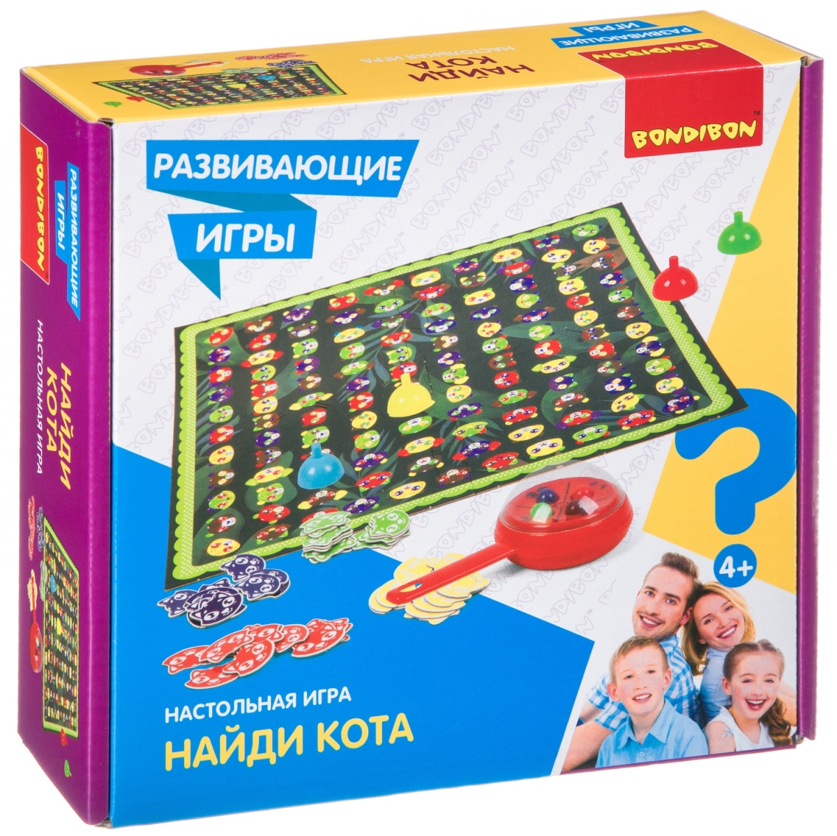 Фото Настольная игра Bondibon Найди кота