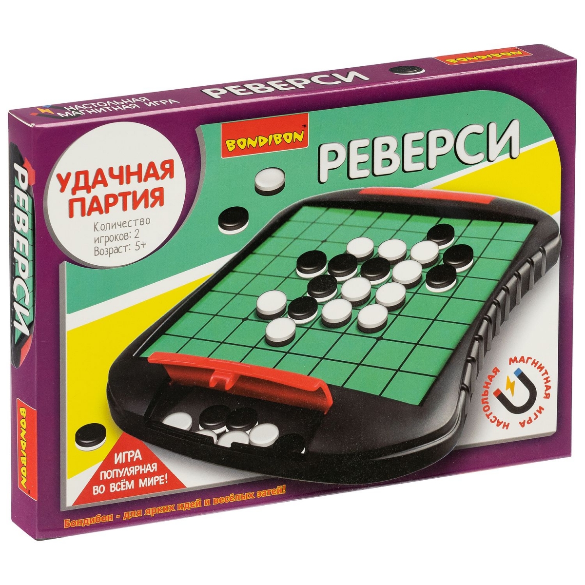 Фото Настольная игра Bondibon Удачная партия - Реверси