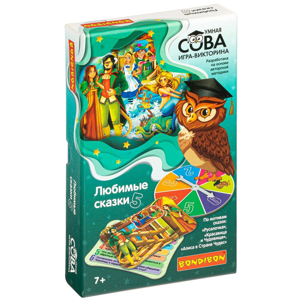Фото Игра-викторина Bondibon Умная Сова - Любимые сказки 5