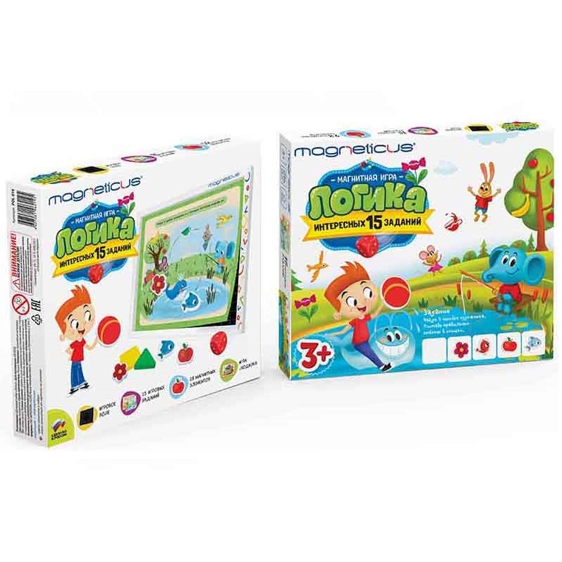 Фото Настольная игра Magneticus Логика (картонная коробка)