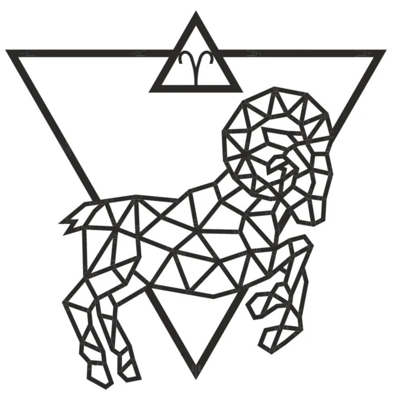 Фото Деревянный интерьерный пазл EWA Design Овен
