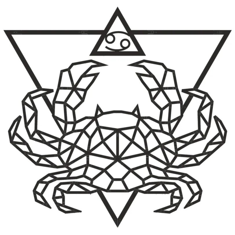 Фото Деревянный интерьерный пазл EWA Design Рак
