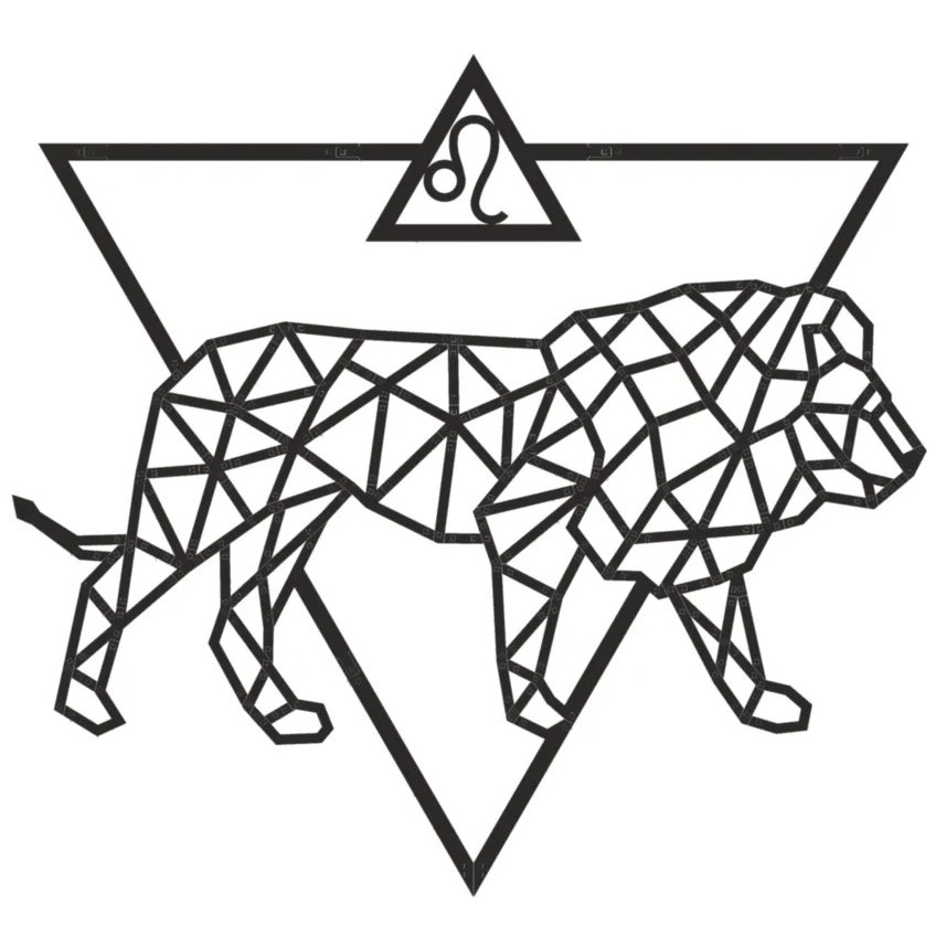 Фото Деревянный интерьерный пазл EWA Design Лев