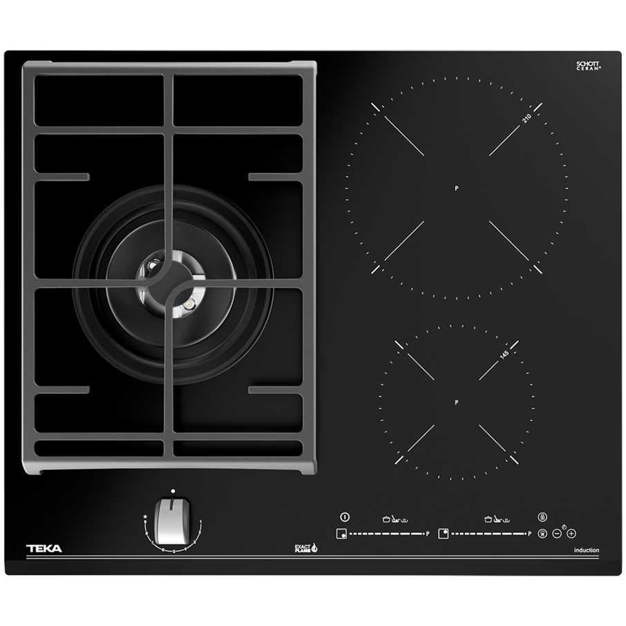 Фото Комбинированная варочная панель Teka HYBRID JZC 63312 ABN BLACK
