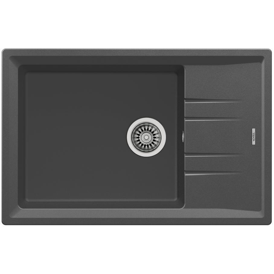 Фото Мойка из тегранита Teka Maestro Stone 60 S-TG 1B 1D темный серый