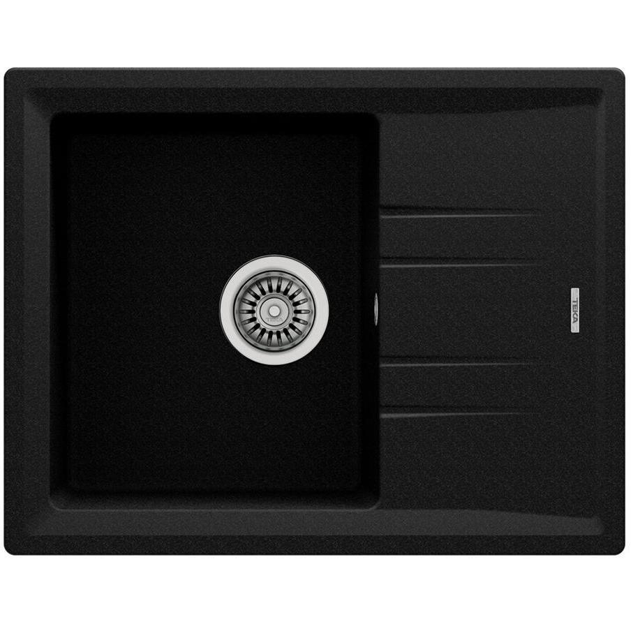 Фото Мойка из тегранита Teka Maestro Stone 45 S-TG 1B 1D черный металлик