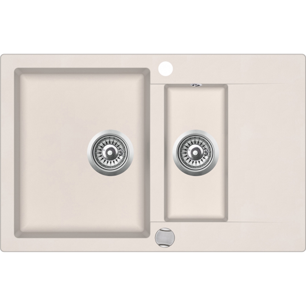 Фото Мойка из тегранита Teka Easy Clivo 60 B-TQ 1 1/2B 1D топаз бежевый