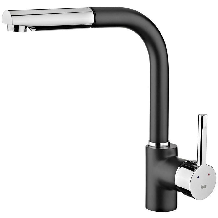 Фото Смеситель Teka Maestro ARK 938 черный с выдвижным душем
