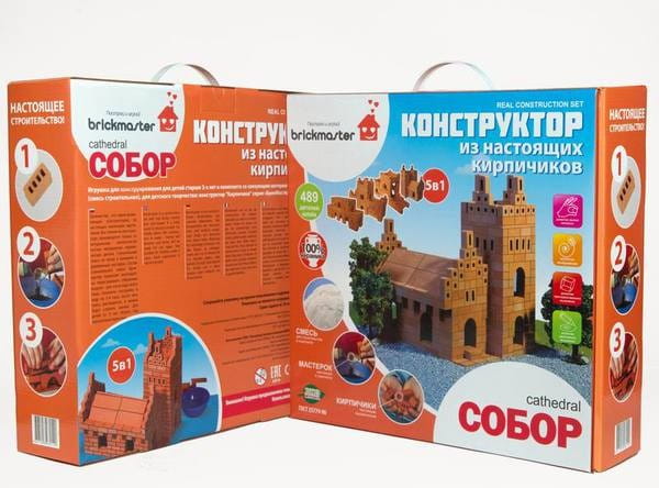 Конструктор из кирпичиков BRICKMASTER Собор - 489 деталей