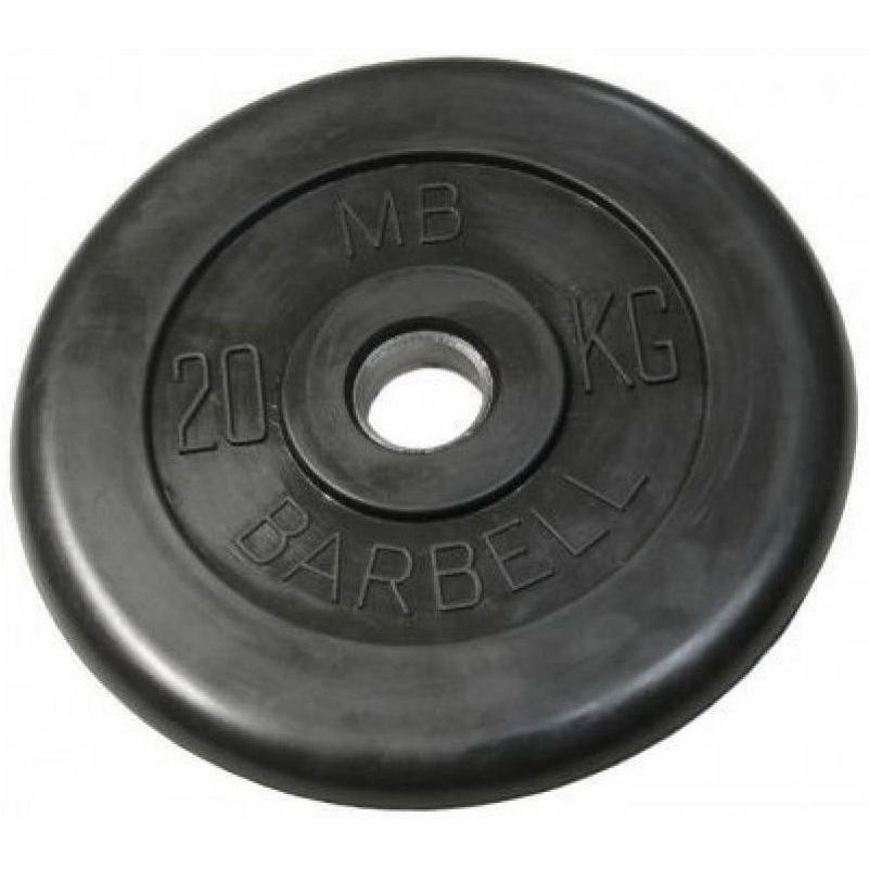 Фото Диск обрезиненный MB Barbell - 20 кг (31 мм)