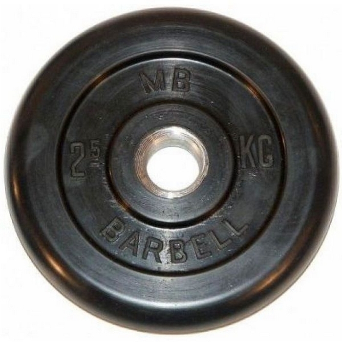 Фото Диск обрезиненный MB Barbell - 2.5 кг (26 мм)