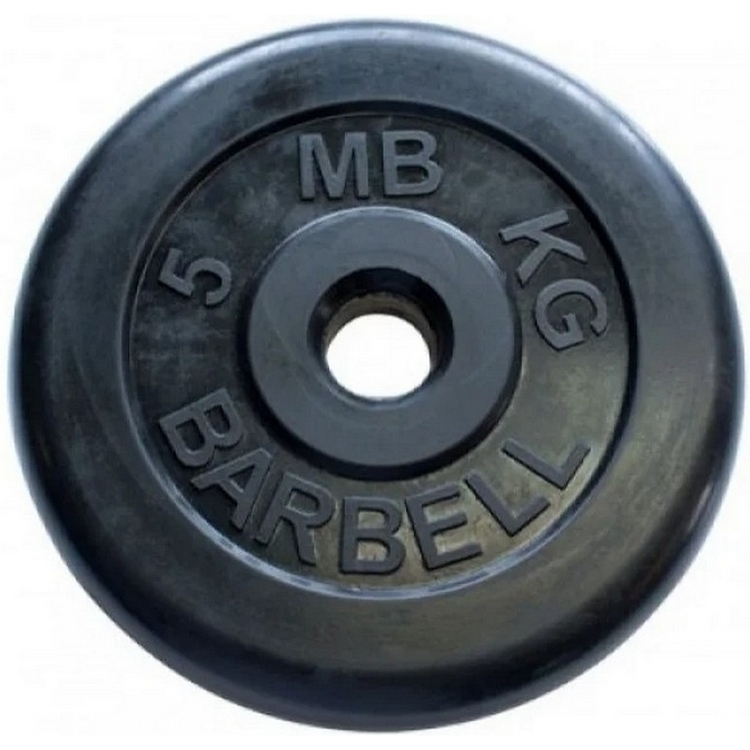 Фото Диск обрезиненный MB Barbell Plt - 5 кг (26 мм)