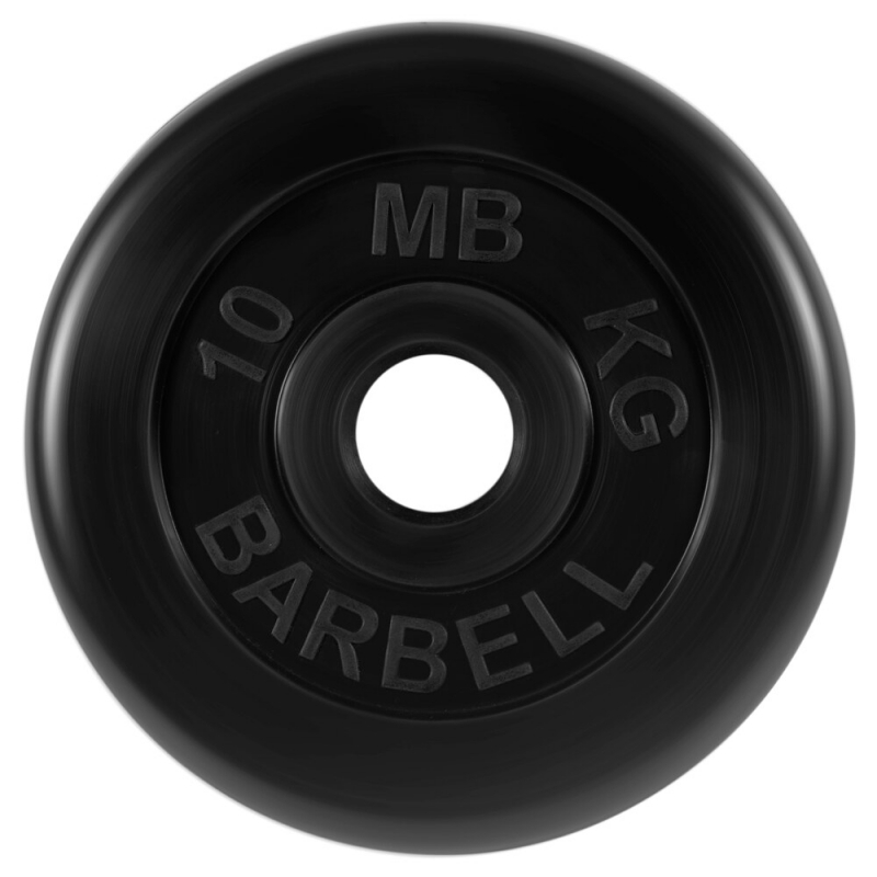 Фото Диск для штанги обрезиненный MB Barbell PltB - 10 кг (31 мм)