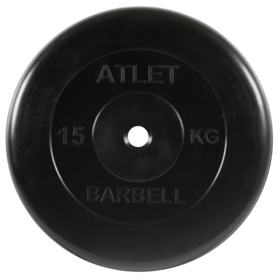 Фото Диск обрезиненный MB Barbell Atlet - 15 кг (26 мм)