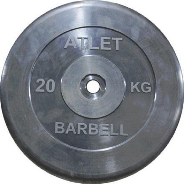 Фото Диск обрезиненный для штанги MB Barbell Atlet - 20 см (31 мм)