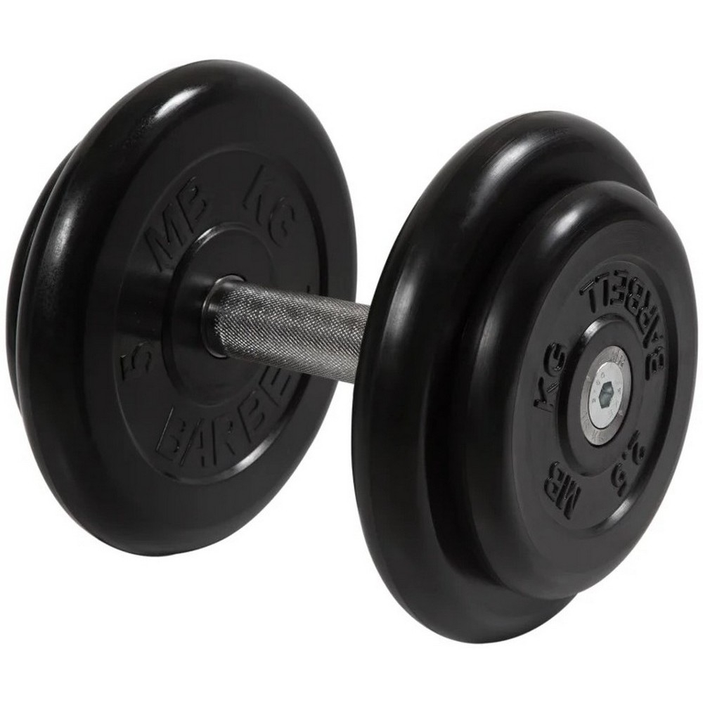 Фото Гантель неразборная MB Barbell FdbM-B - 16 кг