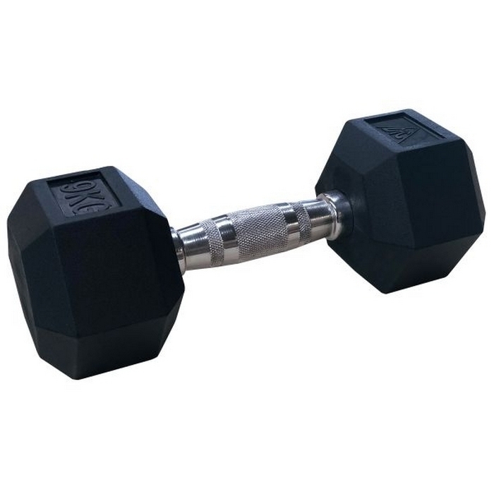 Фото Гантели обрезиненные DFC DB001 - 9 кг (2 штуки)