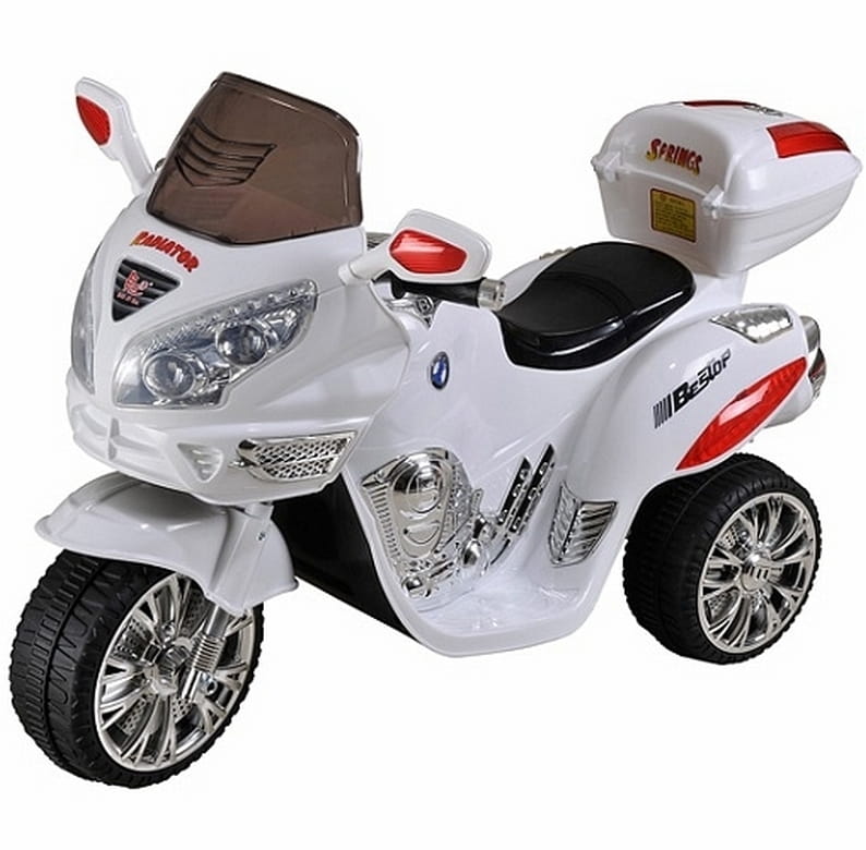 Мотоцикл River Toys Moto HJ9888 - белый