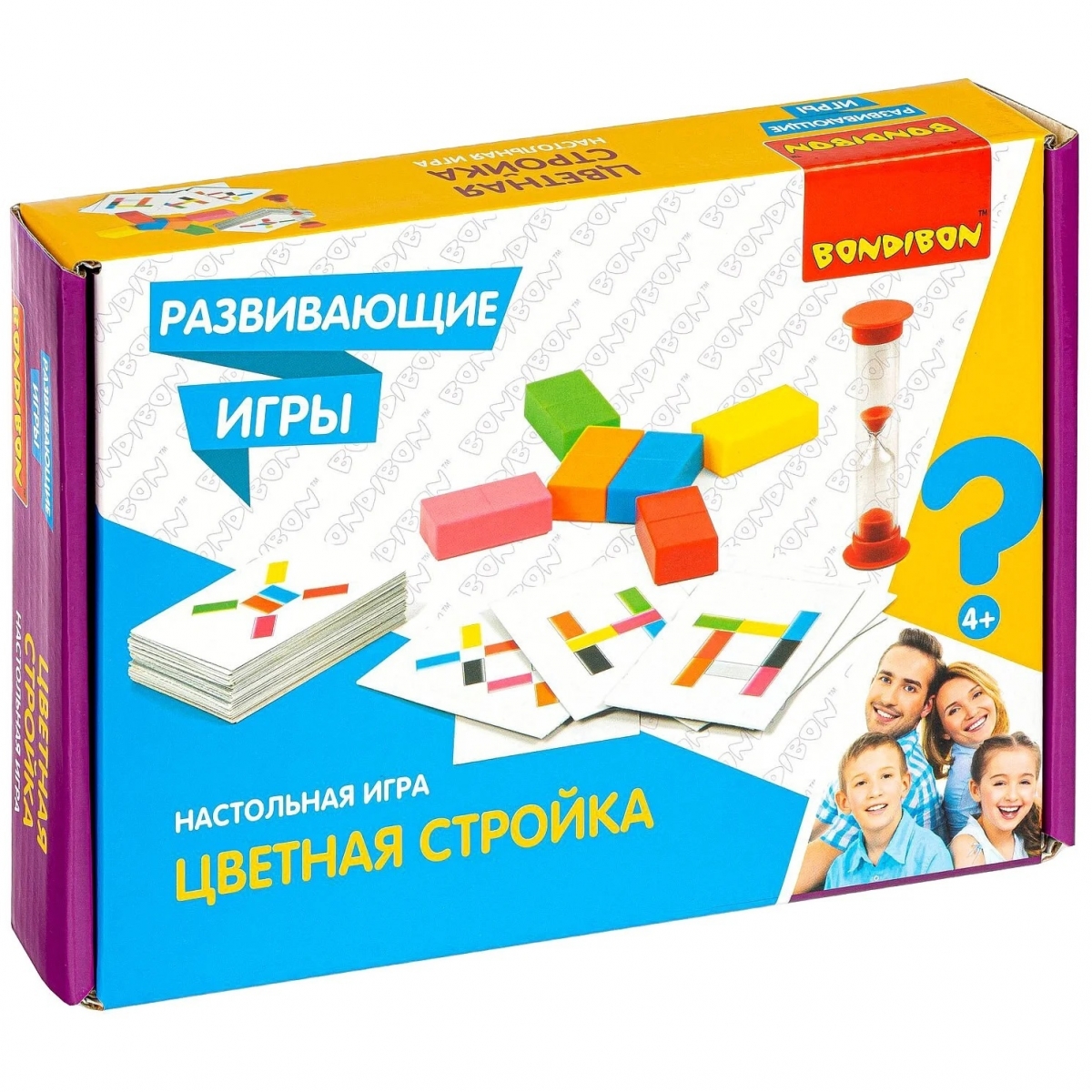 Фото Настольная игра Bondibon Цветная стройка
