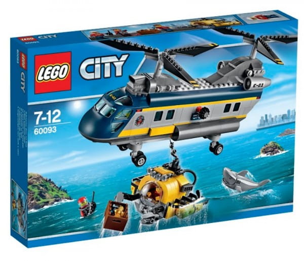 Фото Конструктор Lego City Лего Город Вертолет исследователей моря