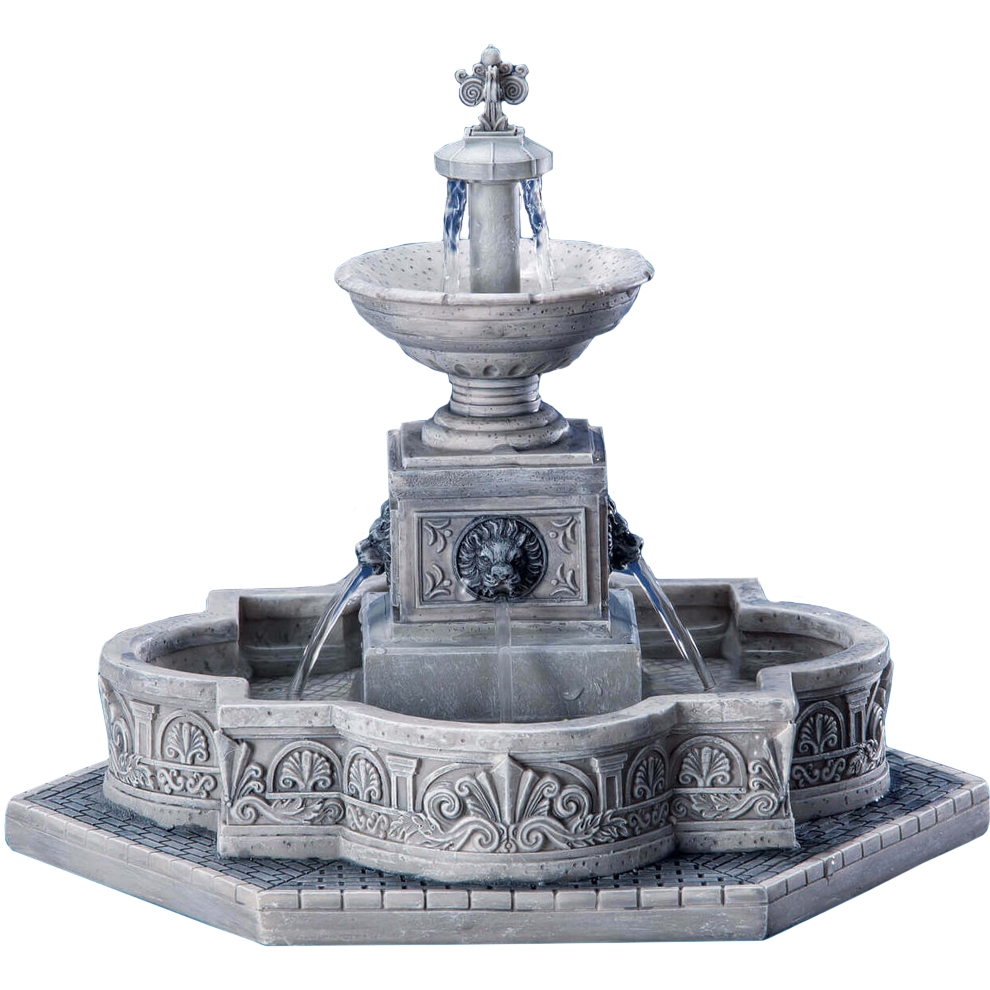 Фото Новогодняя композиция с водой Lemax Викторианский фонтан