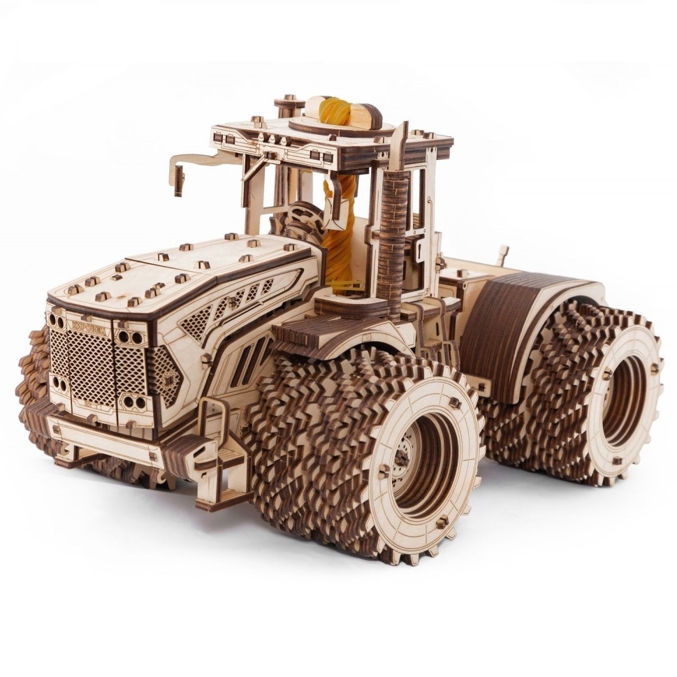 Фото Деревянный конструктор 3D EWA Трактор Кировец К-7М