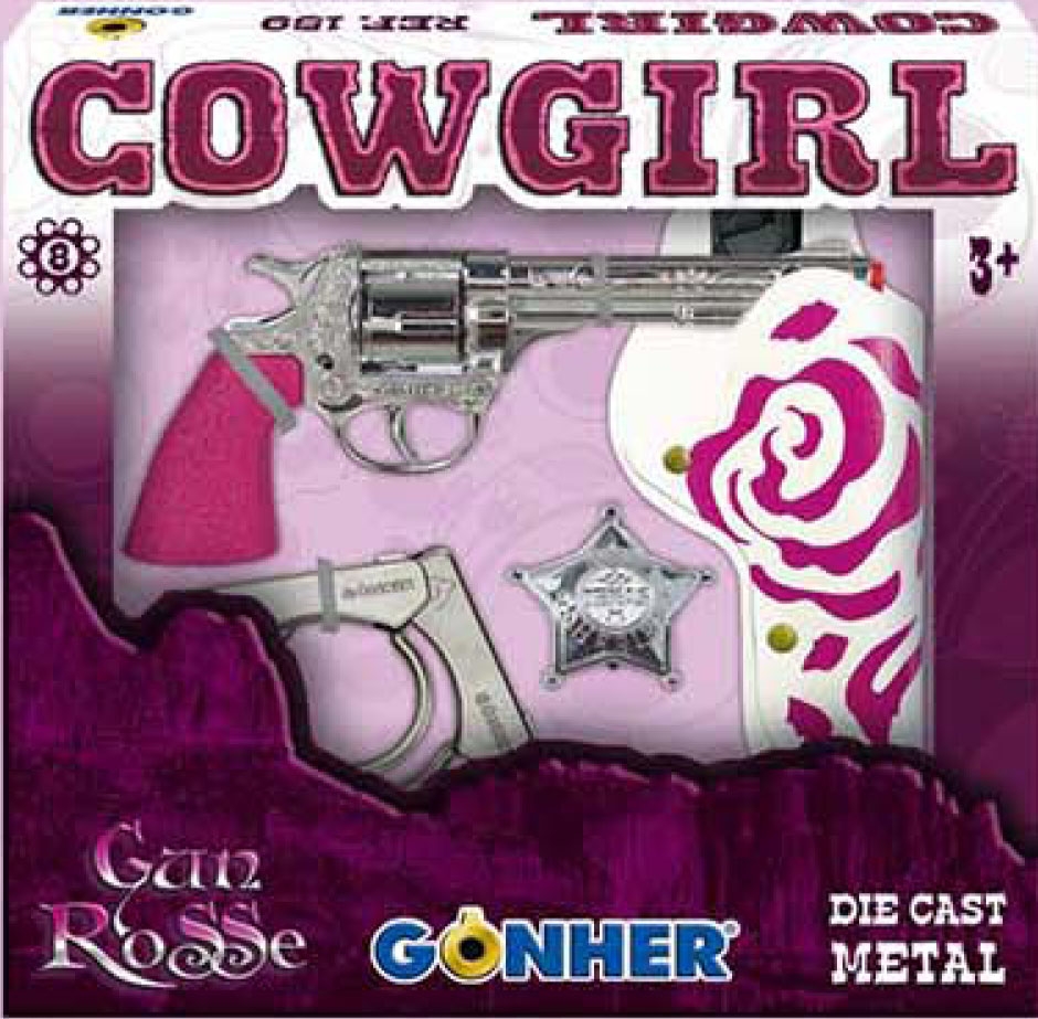 Фото Игровой набор Gonher Ковгел - револьвер, кобура, ремень, наручники, звезда шерифа