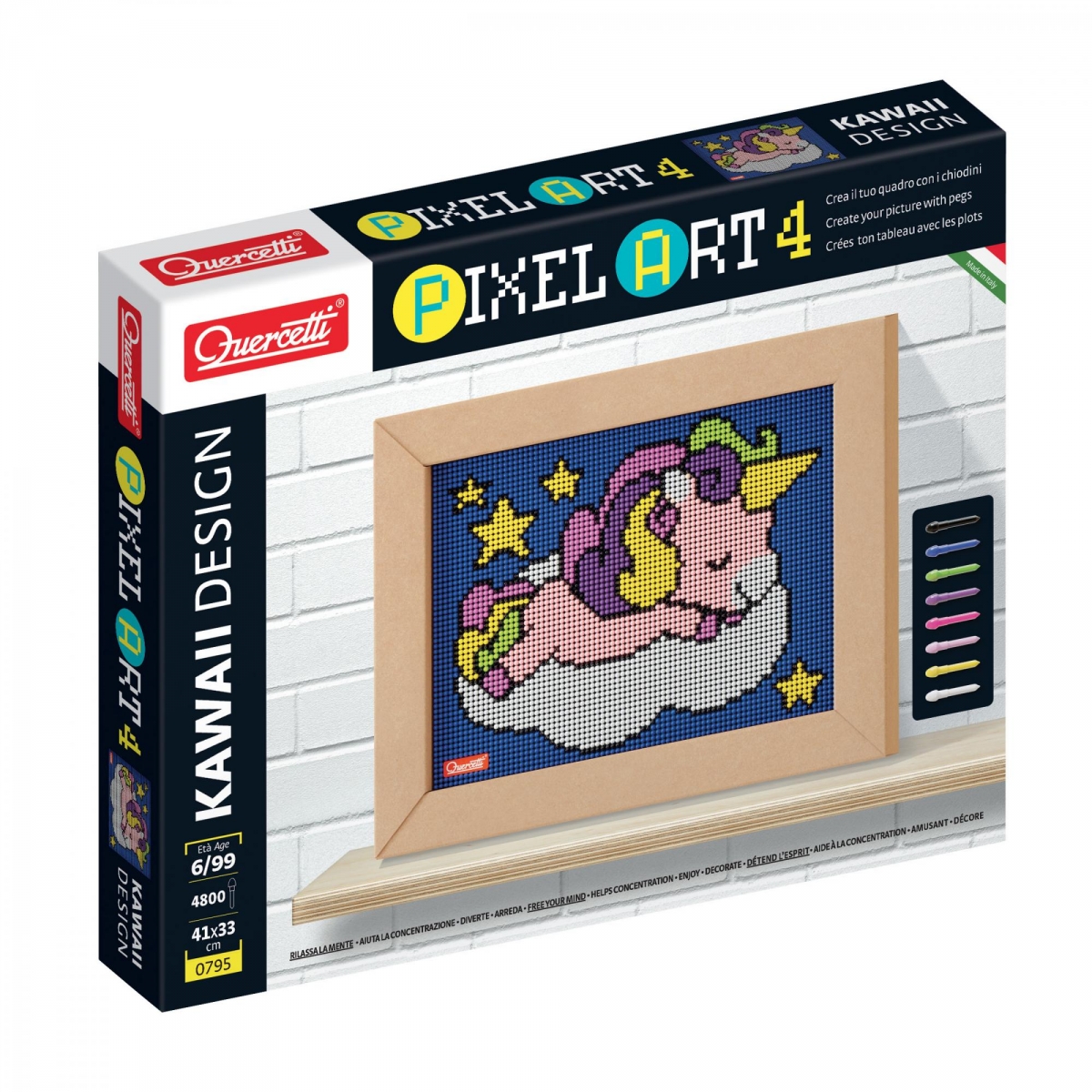 Фото Мозаика Quercetti Pixel Art Kawaii - Единорог