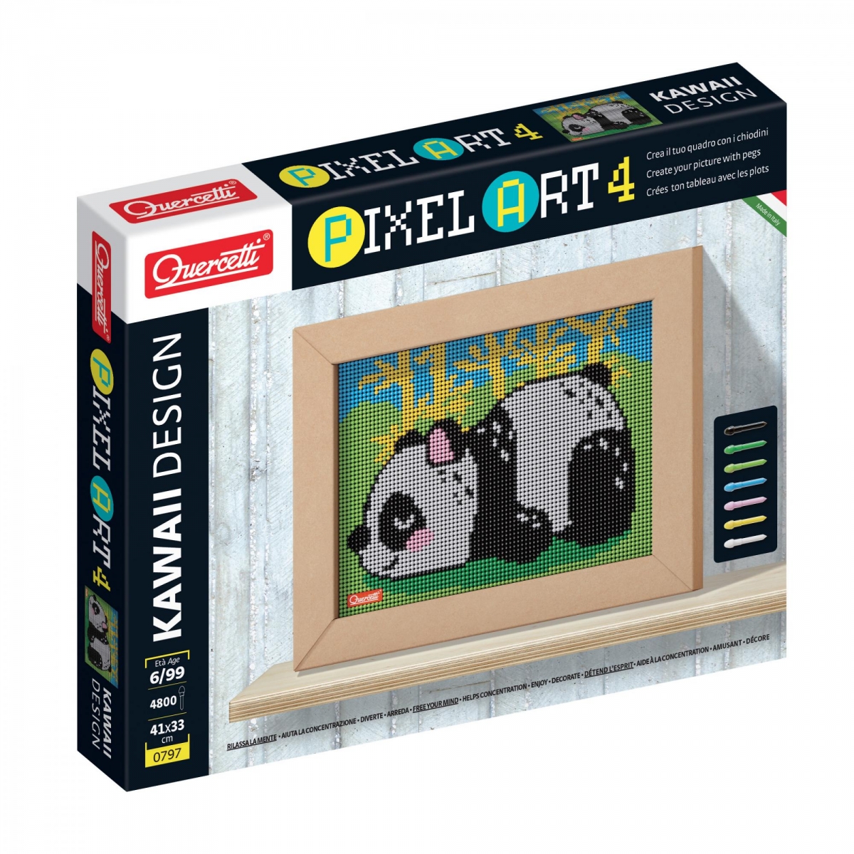 Фото Мозаика Quercetti Pixel Art Kawaii - Панда