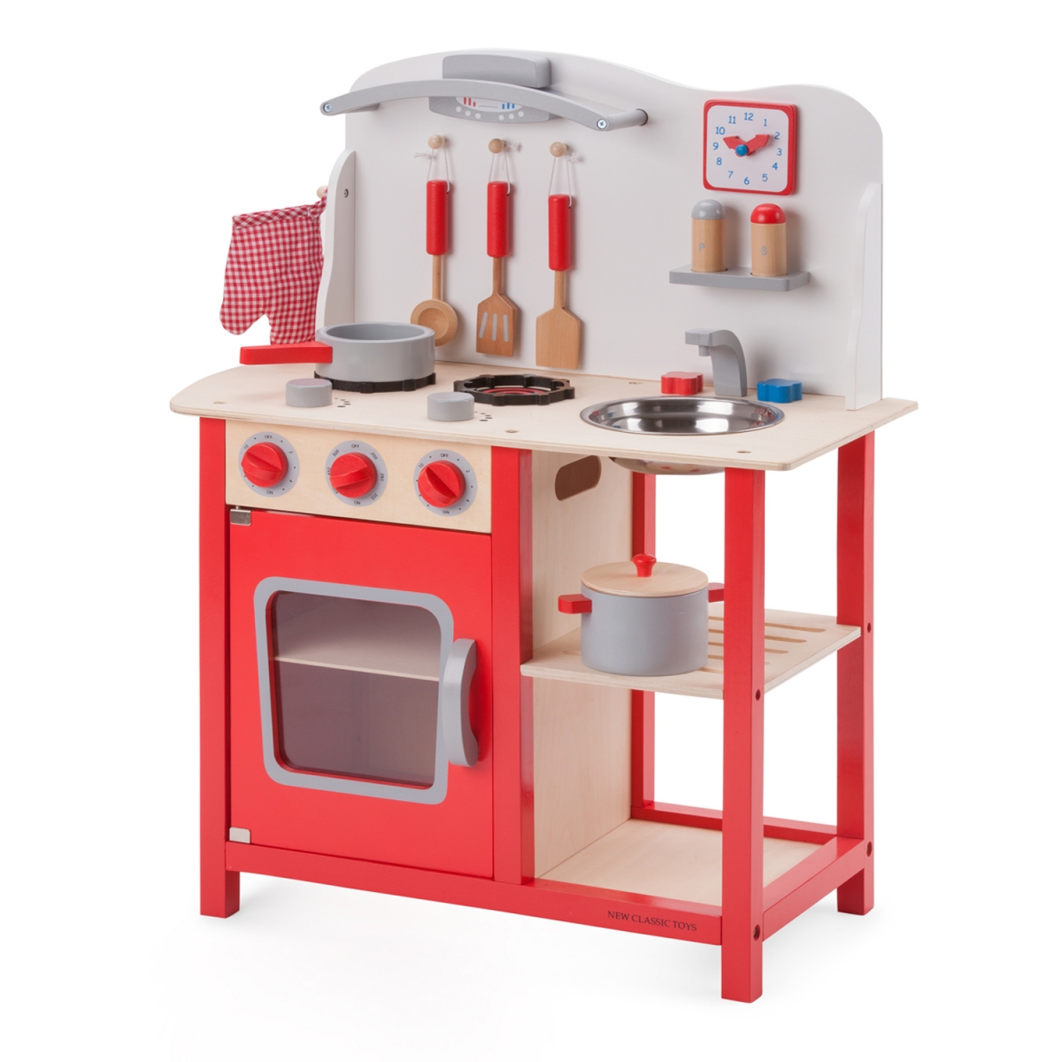 Фото Детская кухня New Classic Toys Bon Appetit Kitchenette - бело-красная