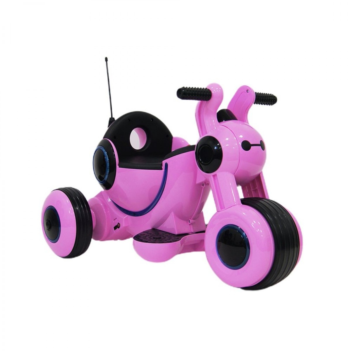 Фото Детский электромотоцикл RiverToys Moto HL300 - розовый