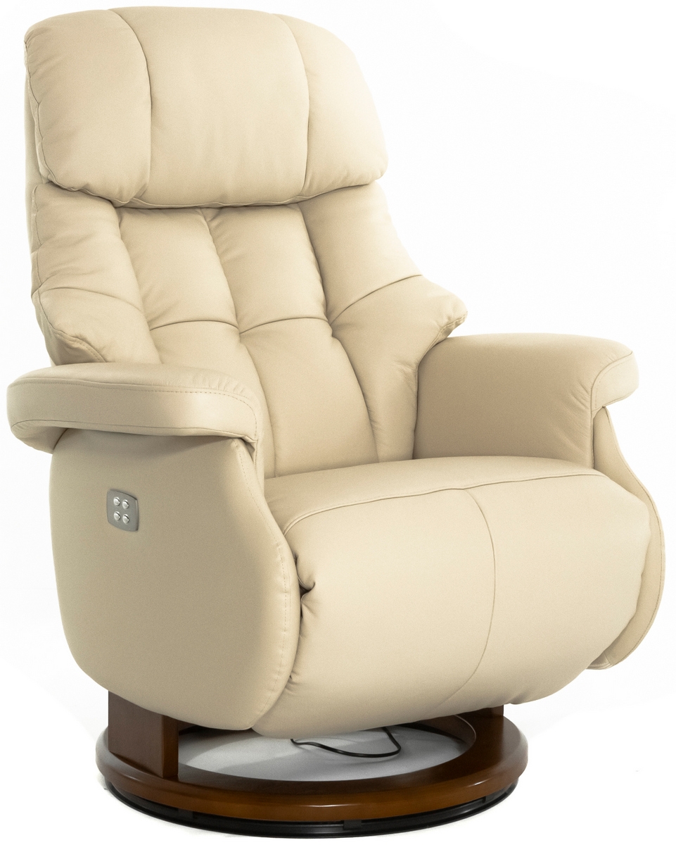 Фото Кресло электрореклайнер Falto Relax Lux Electro S16099RWB - кремовое (кожа)