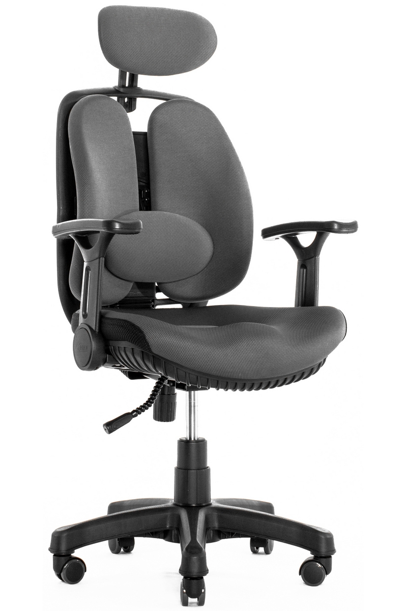 Фото Ортопедическое офисное кресло Falto Synif Inno Health SY-0901 (серое, каркас черный)