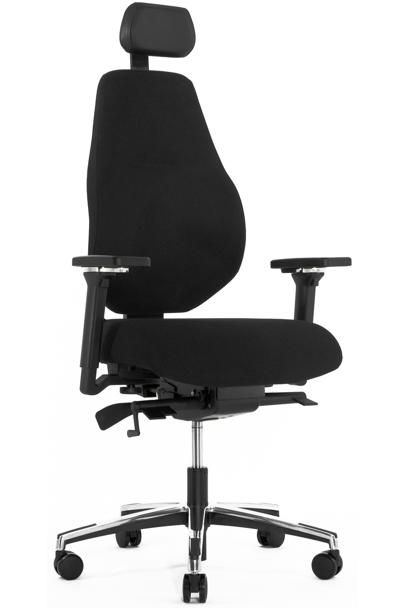 Фото Эргономичное офисное кресло Falto Profi Smart-T 1501-10H - черное
