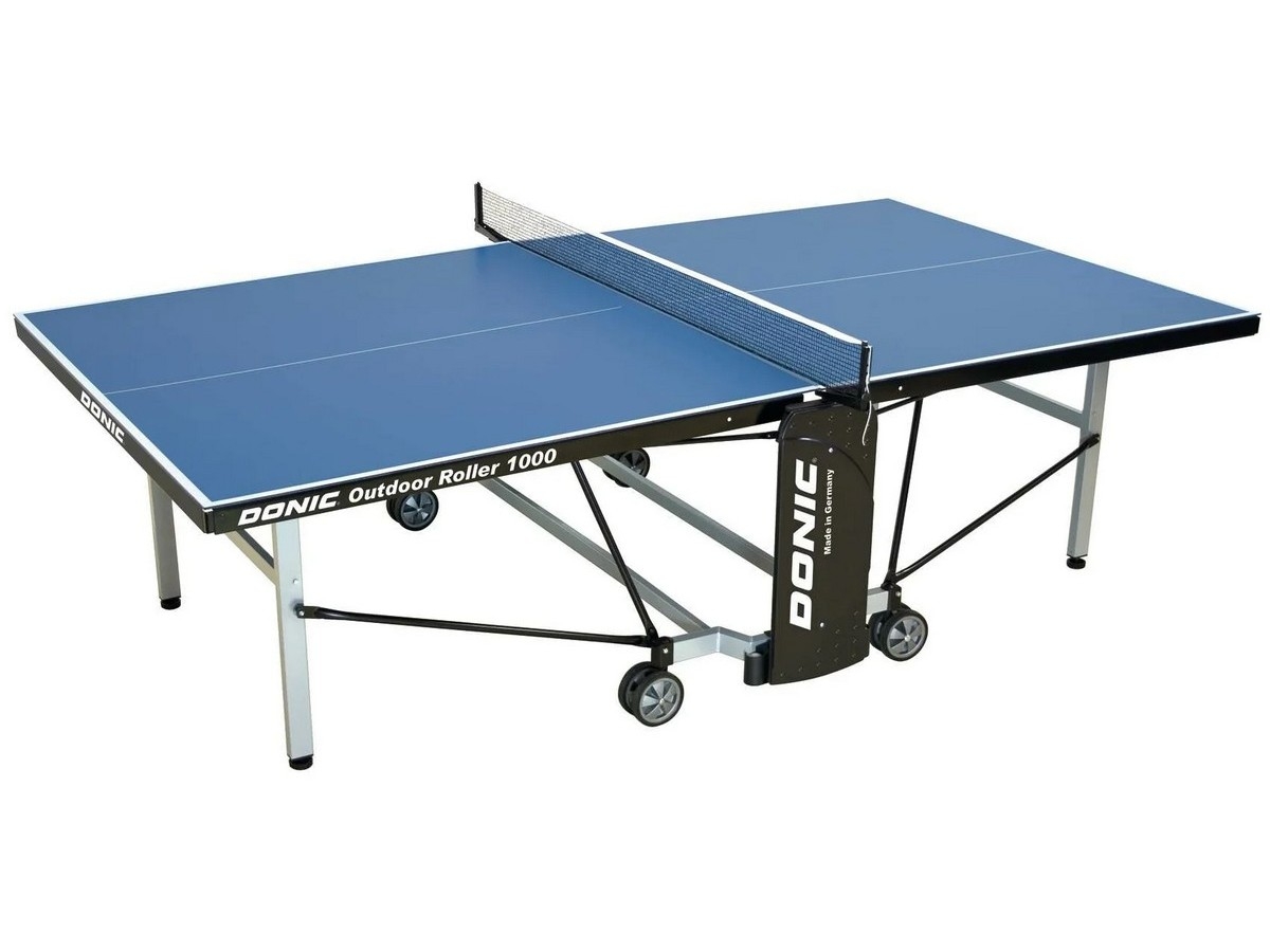 Фото Всепогодный теннисный стол Donic Outdoor Roller 1000 - синий