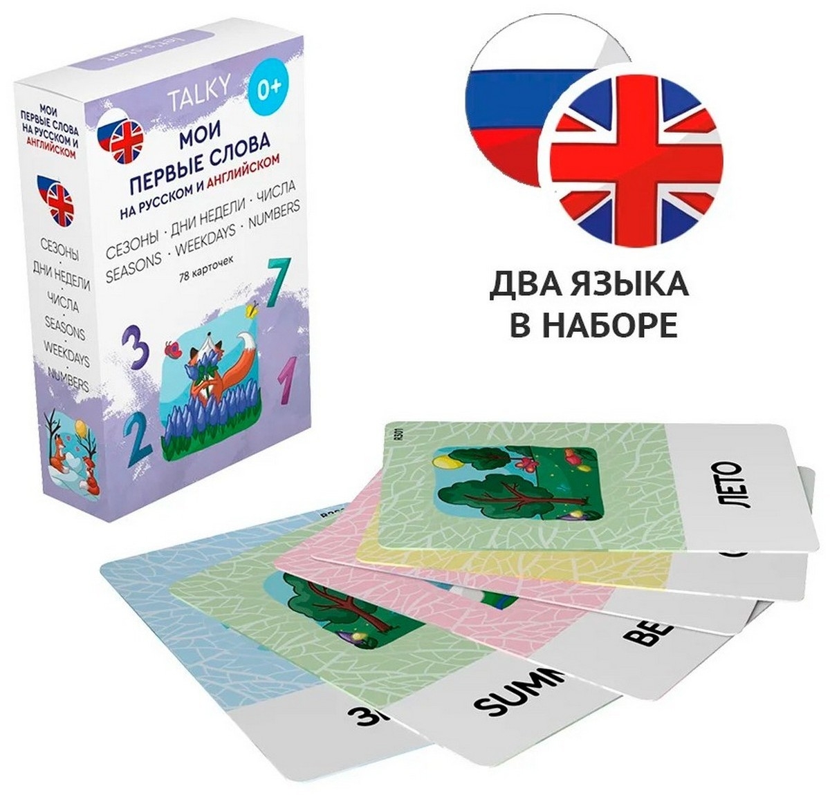 Умные карточки на русском и английском языке LUMICUBE Talky Анатомия ...