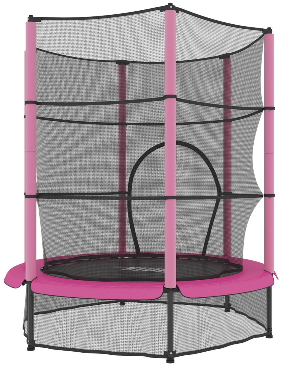 Фото Батут Unix line Kids Pink 4.6 футов - 140 см