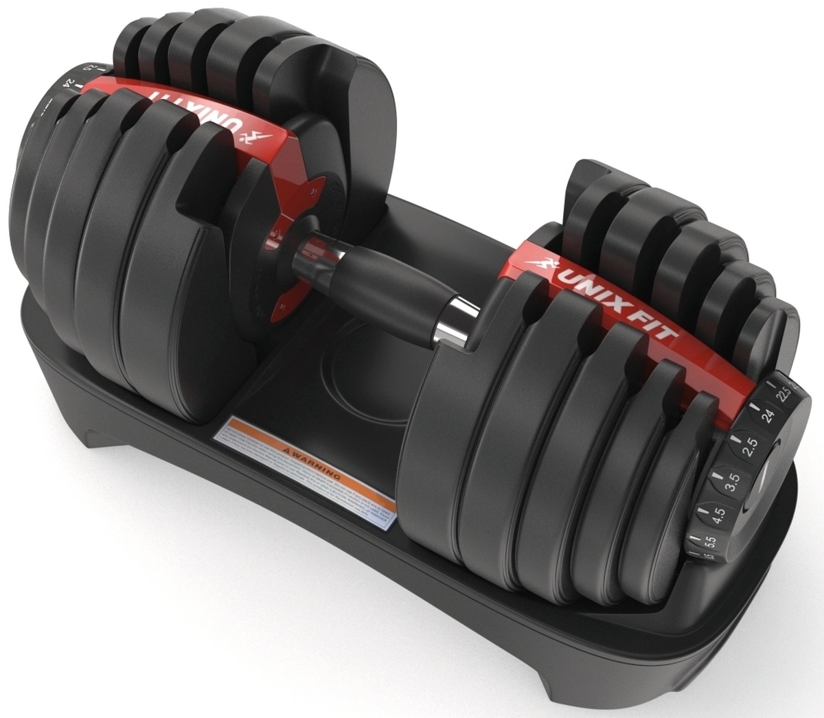 Фото Гантель со ступенчатой регулировкой Unix Fit 24 кг