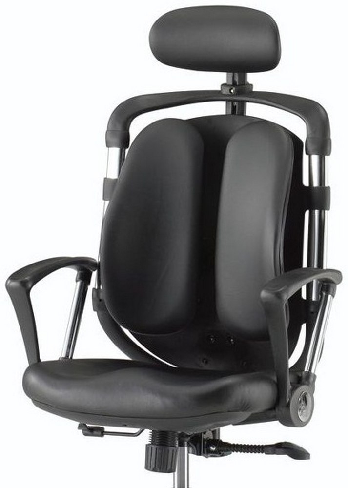 Фото Ортопедическое кресло с поддержкой поясницы и подголовником DSP 7782M