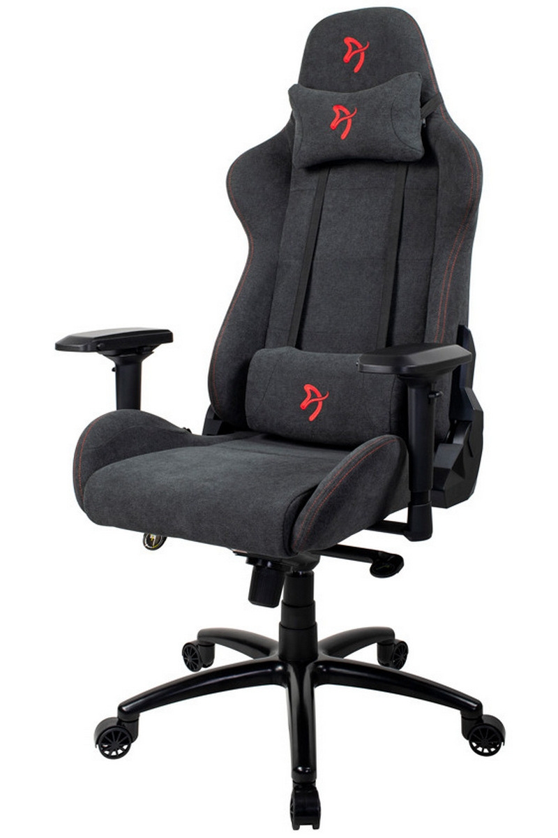 Фото Кресло геймерское Arozzi Verona Signature Soft Fabric - Red Logo