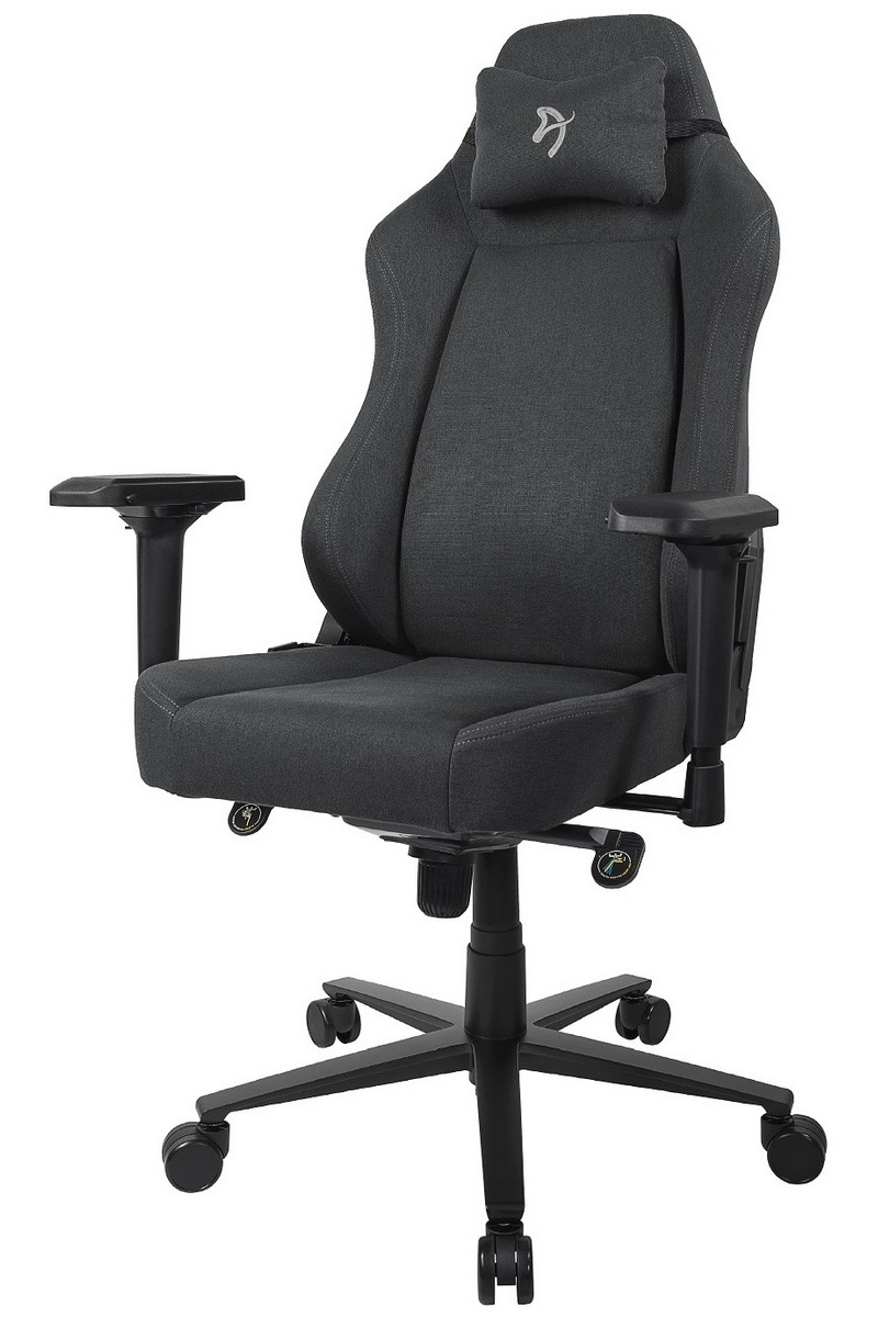 Фото Кресло геймерское Arozzi Primo Woven Fabric - Black-Grey logo