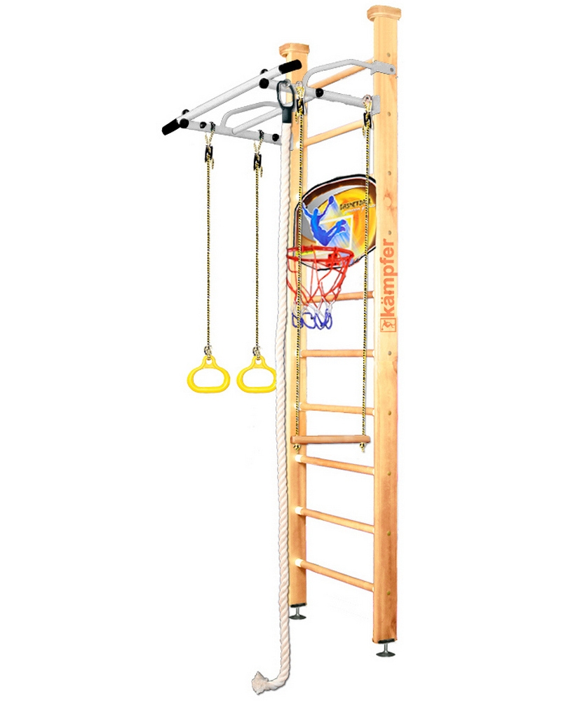 Фото Домашний спортивный комплекс Kampfer Helena Ceiling Basketball Shield - натуральный, белый антик