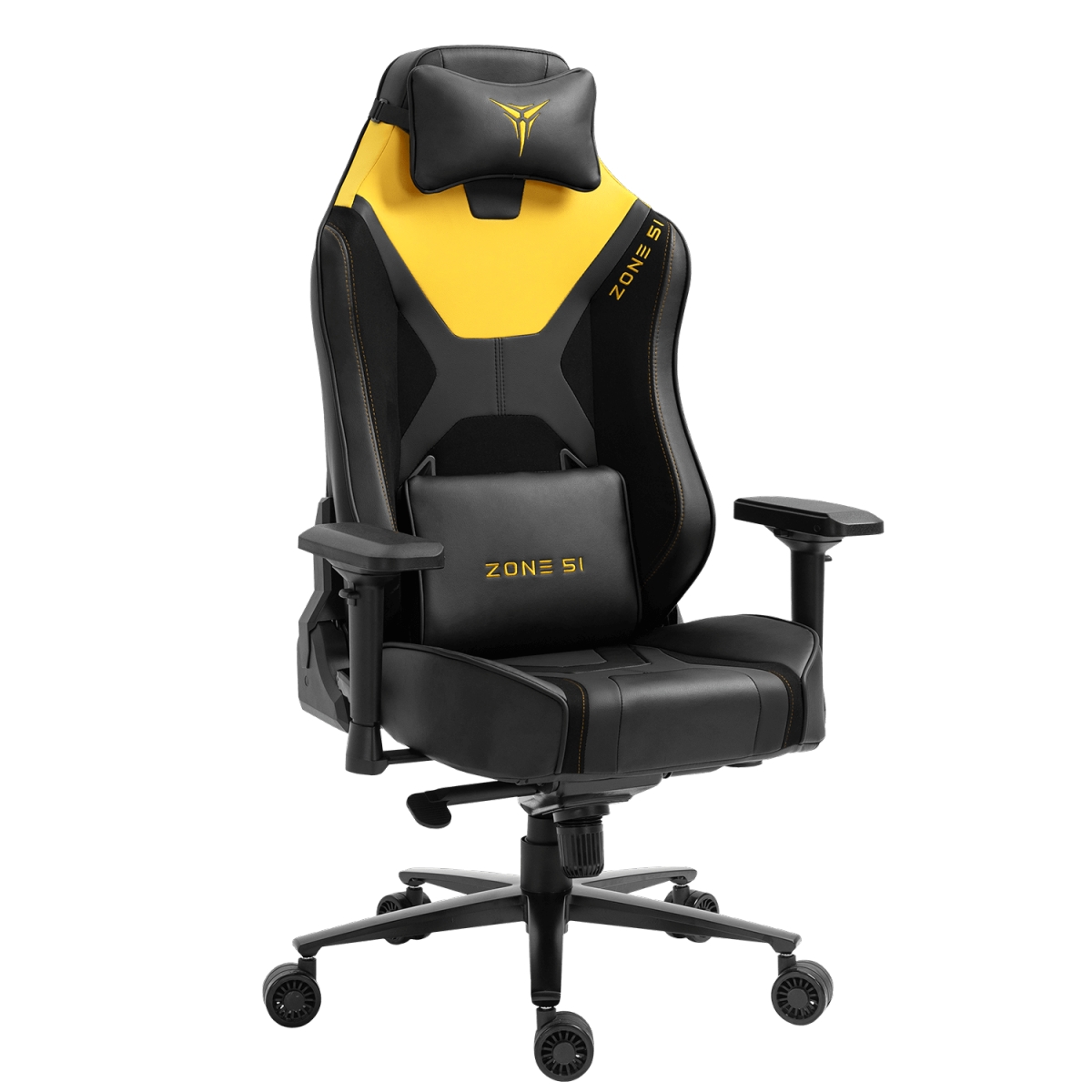Фото Кресло компьютерное игровое Zone 51 Armada Black-yellow