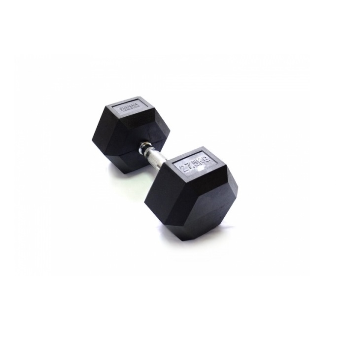 Фото Гантель Original FitTools FT-HEX-27,5 гексагональная - 27,5 кг