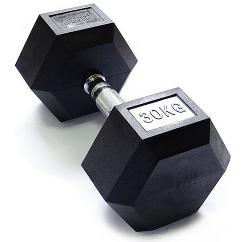 Фото Гантель Original FitTools FT-HEX-30 гексагональная - 30 кг