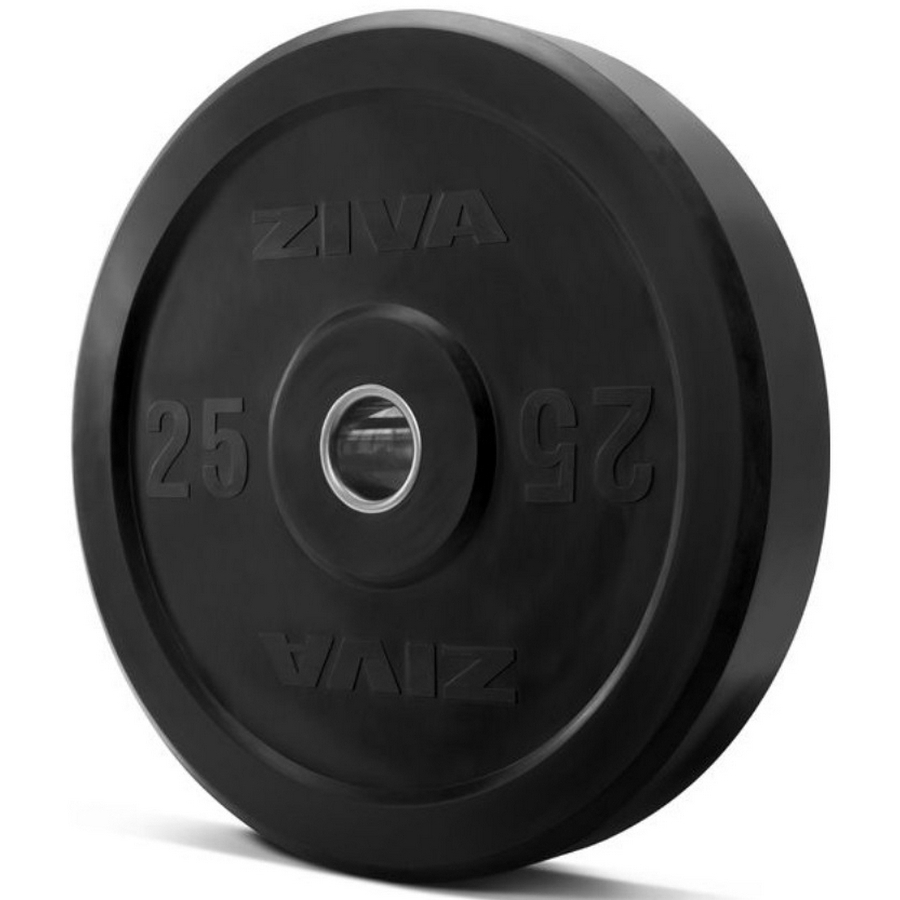 Фото Диск Ziva ZFT-BPRB-0681 бампированный - 25 кг (резиновое покрытие)