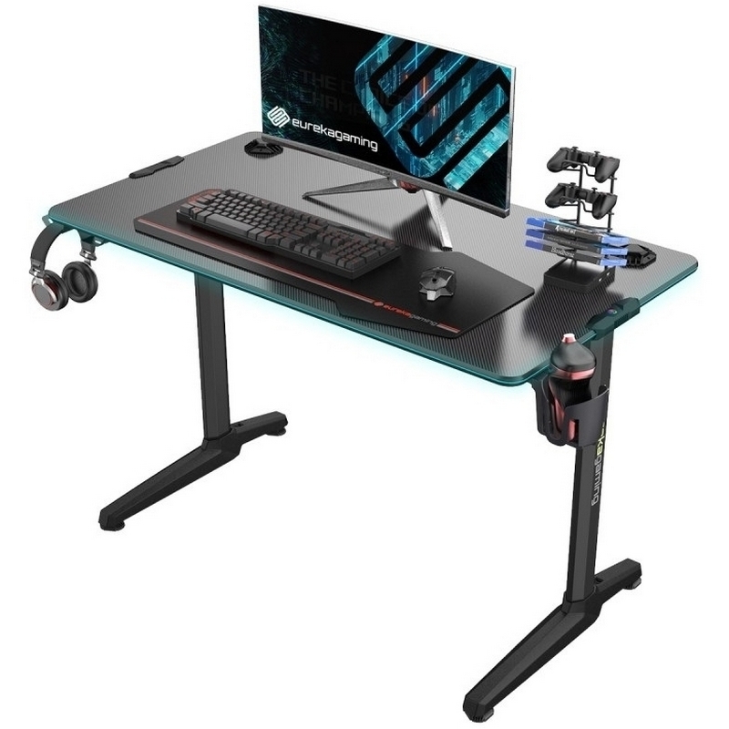 Фото Компьютерный стол Eureka GIP 44 с RGB-подсветкой