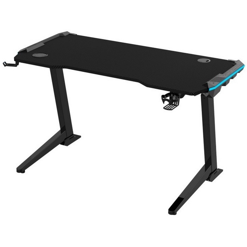Фото Компьютерный стол FoxGear FG-ZE-49B с электроприводом и RGB-подсветкой